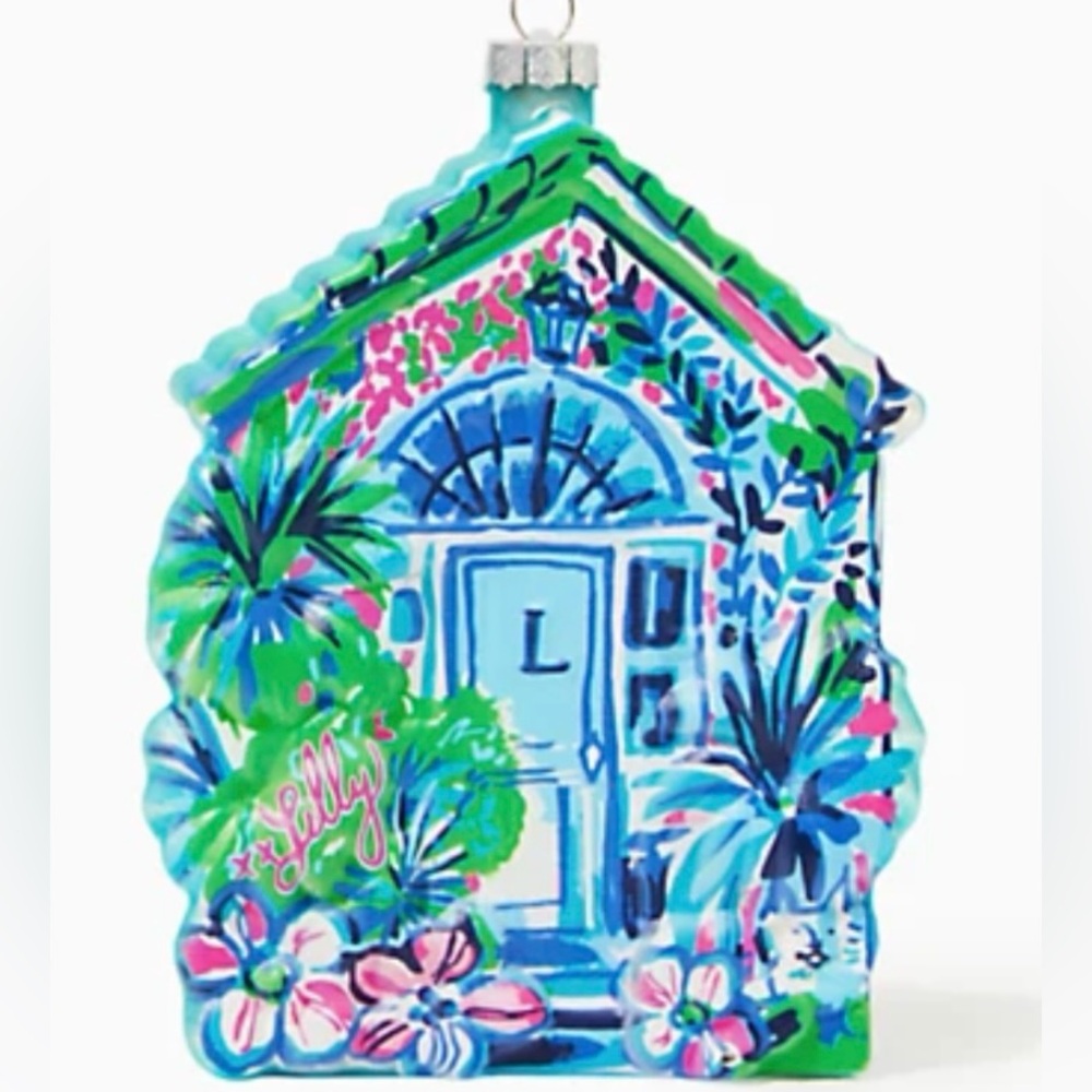 Lilly Pulitzer Lilly’s House ornament NEW in Box